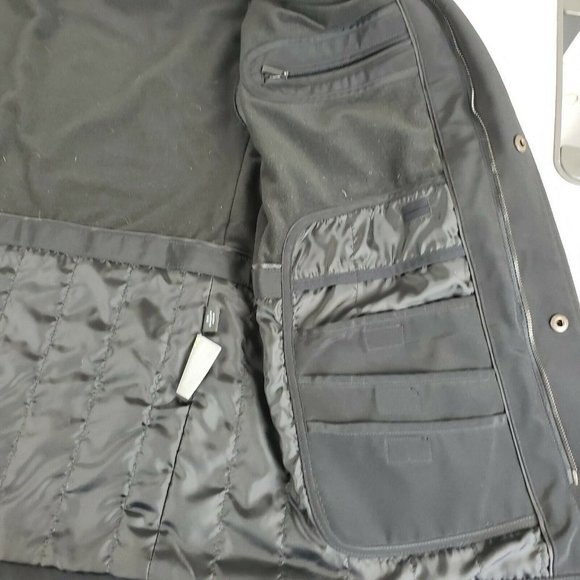 Kenneth Cole Reaction Womens Black Long Sleeve Collared‎ Coat Jacket Size Large - Picture 4 of 8